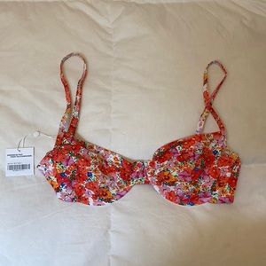 Monday Swimwear Maui top, Petite Fleur, Large